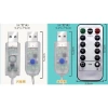 Đèn nháy LED rèm mành 10 sợi, điều khiển từ xa, 13 chế độ, cắm USB, 57.000₫ 5