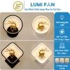 Đèn ốp tường LumiFan hoa tiết hươu – Đèn ngủ, hành lang, giá ưu đãi 80.356₫