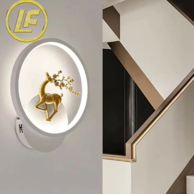 Đèn ốp tường LumiFan hoa tiết hươu – Đèn ngủ, hành lang, giá ưu đãi 80.356₫ 4