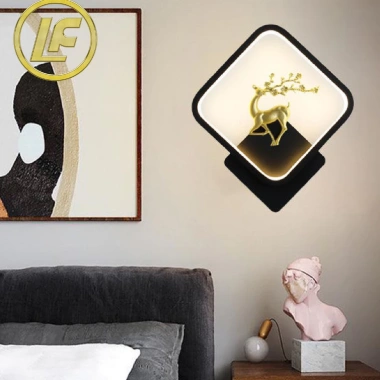 Đèn ốp tường LumiFan hoa tiết hươu – Đèn ngủ, hành lang, giá ưu đãi 80.356₫ 5