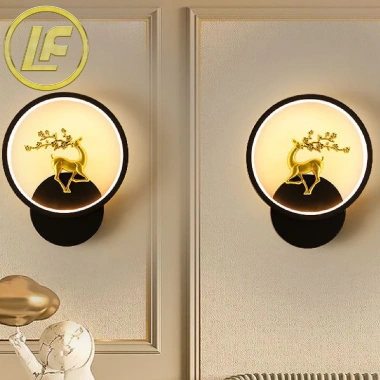 Đèn ốp tường LumiFan hoa tiết hươu – Đèn ngủ, hành lang, giá ưu đãi 80.356₫ 6