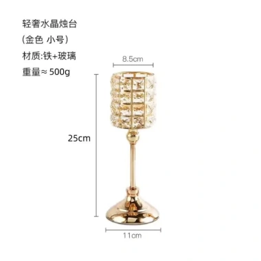 Đèn pha lê châu Âu – thủ công kim loại, ánh sáng lãng mạn phòng khách 108.800 VND 6