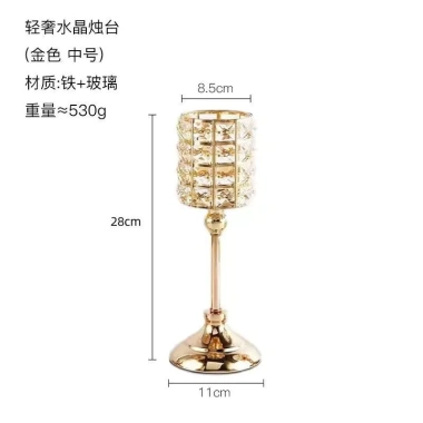 Đèn pha lê châu Âu – thủ công kim loại, ánh sáng lãng mạn phòng khách 108.800 VND 7