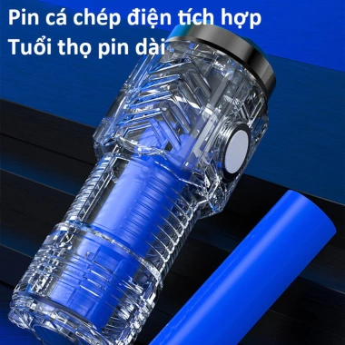 Đèn Pin Cầm Tay Mini Siêu Sáng 200m, 5 Chế Độ, Chống Thấm, Sạc Type‑C, Từ Tính, Pin Trâu – 37.485₫