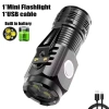 Đèn Pin Cầm Tay Mini Siêu Sáng, Chống Nước, Sạc USB Type C, 3 Chế Độ, Kẹp Mũ, Dùng Câu Cá Đêm Giá 44.000 VND