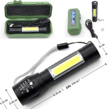Đèn Pin Cầm Tay MINI Siêu Sáng Zoom 1.000 Lumen, Pin Lâu, Giá 22.197 VND Khuyến Mãi 4