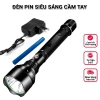 Đèn Pin Cầm Tay Siêu Sáng S6.830 - Nhiều chế độ, Pin sạc, Chiếu xa, Kèm pin, sạc, hộp chống sốc - Giá 218.000₫ 2