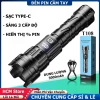 Đèn Pin Cầm Tay T108 Siêu Sáng, Chống Nước, 3 Chế Độ, Pin Dung Lượng Lớn - 99.000₫