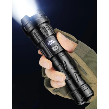 Đèn Pin Cầm Tay T108 Siêu Sáng, Chống Nước, 3 Chế Độ, Pin Dung Lượng Lớn - 99.000₫