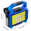 Đèn pin cắm trại F-915 siêu sáng, sạc dự phòng năng lượng mặt trời - Giá 129.000₫ 7