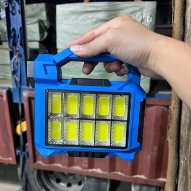Đèn pin cắm trại F-915 siêu sáng, sạc dự phòng năng lượng mặt trời - Giá 129.000₫ 9 Đèn pin cắm trại F-915 siêu sáng, sạc dự phòng năng lượng mặt trời - Giá 129.000₫ 9