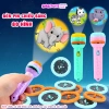 Đèn pin chiếu hình 80 hình (10 thẻ) động vật, giao thông, trái cây – Đèn pin chiếu bóng đa chủ đề cho bé, hộp, giá 33.000₫