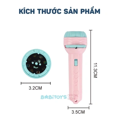 Đèn pin chiếu hình 80 hình (10 thẻ) động vật, giao thông, trái cây – Đèn pin chiếu bóng đa chủ đề cho bé, hộp, giá 33.000₫ 3