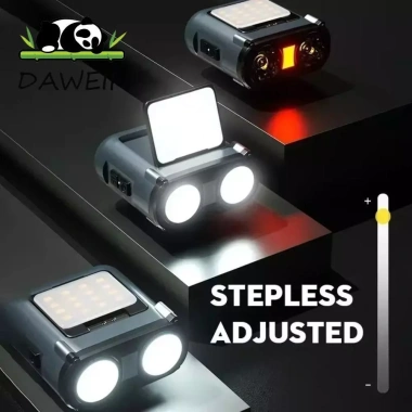 Đèn pin đầu DAWEIF LED COB 5 chế độ, cảm biến ánh sáng kép, USB sạc, chống nước trekking – 457.820₫