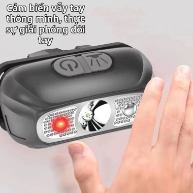 Đèn Pin Đội Đầu Cảm Ứng FANPU LED Mini Ngoài Trời - Siêu Sáng Câu Cá Ban Đêm, Khai Thác Mỏ, Giá 42.500₫ 7
