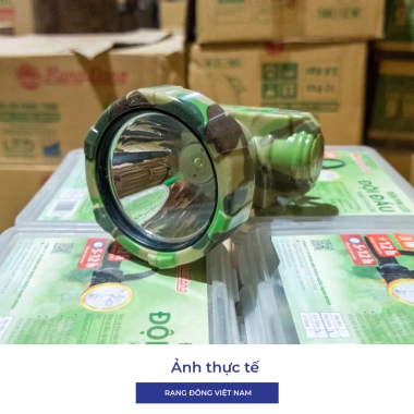 Đèn Pin Đội Đầu Siêu Sáng Rạng Đông 1W‑5W, Sạc Pin Trâu, Độ Bền Cao - Giá 128k