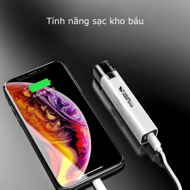 Đèn pin kiêm sạc dự phòng HAPPY – Siêu sáng, sạc nhanh, giá ưu đãi 73k