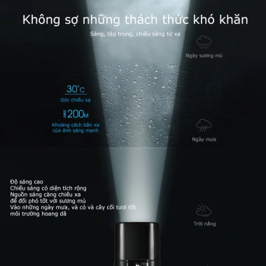 Đèn pin kiêm sạc dự phòng HAPPY – Siêu sáng, sạc nhanh, giá ưu đãi 73k