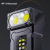 Đèn pin LED mini 1.200mAh COB, nháy đỏ xanh, cảnh báo, đáy kẹp bút – Giá chỉ 99.000₫ 2