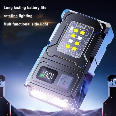 Đèn pin LED mini 1.200mAh COB, nháy đỏ xanh, cảnh báo, đáy kẹp bút – Giá chỉ 99.000₫ 6