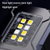 Đèn pin LED mini 1.200mAh COB, nháy đỏ xanh, cảnh báo, đáy kẹp bút – Giá chỉ 99.000₫ 7