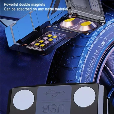 Đèn pin LED mini 1.200mAh COB, nháy đỏ xanh, cảnh báo, đáy kẹp bút – Giá chỉ 99.000₫ 8