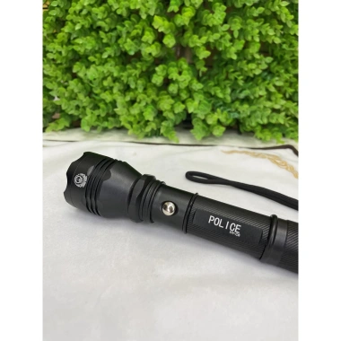 Đèn Pin LED Mini Police HY-C6 H2Pro 2.300mAh - Chiếu xa 300m, chống nước, 3 chế độ sáng - Siêu sáng, pin sạc lâu 4