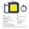 Đèn Pin LED Mini Siêu Sáng 4 Chế Độ – Móc Khóa, Sạc Nhanh Type C, Nam Châm Mở Nắp Chai 10
