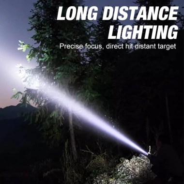Đèn pin LED siêu sáng Zoom, pin USB sạc lại – ánh sáng mạnh, chỉ 67.832₫ 7