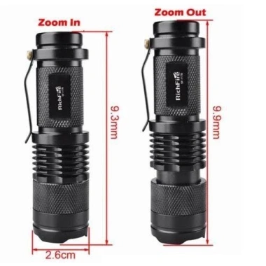 Đèn Pin Led Ultra Fire HY-68 Mini, Siêu Sáng, Hợp Kim Thép, Dễ Mang Theo - 35.000₫ 4