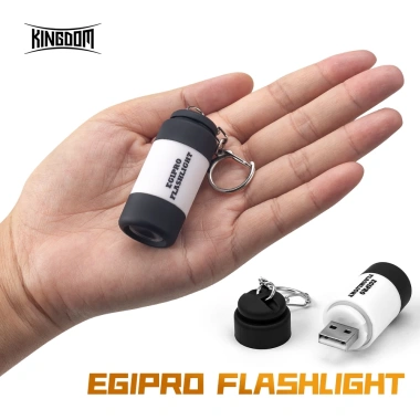 Đèn Pin LED UV Mini Sạc USB Chống Thấm Nước - Nhỏ Gọn Cho Câu Cá Bão Biển, Giá 71.500₫