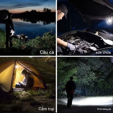 Đèn Pin Mini 2 Đầu Tua Vít & Nam Châm, Móc Treo Ba Lô LED Du Lịch Phượt - 79.000₫ 2