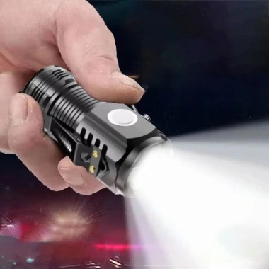Đèn pin mini 3 bóng 5 chế độ, bỏ túi tiện lợi cho cắm trại, du lịch, dã ngoại - 56k