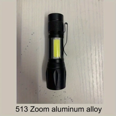 Đèn pin Mini LED USB sạc lại Zoom COB, chống nước, siêu sáng, thích hợp cắm trại ngoài trời - 49.500 VND 8 Đèn pin Mini LED USB sạc lại Zoom COB, chống nước, siêu sáng, thích hợp cắm trại ngoài trời - 49.500 VND 8