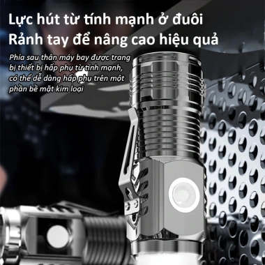 Đèn Pin Mini Siêu Sáng 3 Chế Độ COB, Sạc USB, Chống Nước, Gắn Mũ - 37k