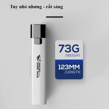 Đèn pin mini siêu sáng 600mAh, sạc dự phòng, chống nước, tặng sạc - giá 99.900₫