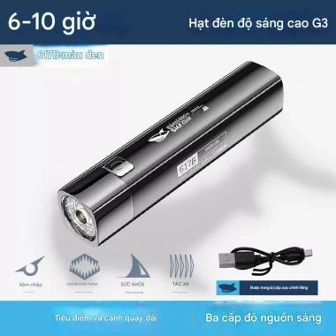 Đèn pin mini siêu sáng 600mAh, sạc dự phòng, chống nước, tặng sạc - giá 99.900₫ 10 Đèn pin mini siêu sáng 600mAh, sạc dự phòng, chống nước, tặng sạc - giá 99.900₫ 10