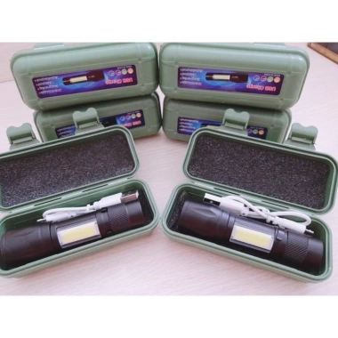 Đèn Pin Mini Siêu Sáng Police Cao Cấp Zoom, Chống Nước, FREESHIP, Giá Rẻ 21.999₫