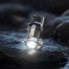 Đèn Pin Mini Siêu Sáng USB Sạc Lại Móc Khóa LED Xanh Đỏ Tiện Lợi 17.5k 4