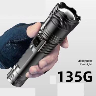 Đèn Pin Mini Siêu Sáng Zoom Tích Điện, Chống Nước, Chiếu Sáng Trong Nhà & Ngoài Trời – 59k 5