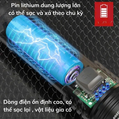 Đèn Pin Nami Cầm Tay Siêu Sáng Chiếu Xa Dung Lượng Lớn Giá Ưu Đãi 79.000 VND 6