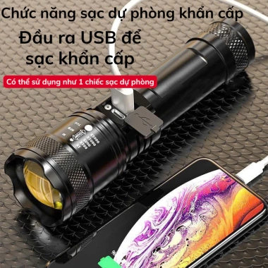Đèn Pin Nami Cầm Tay Siêu Sáng Chiếu Xa Dung Lượng Lớn Giá Ưu Đãi 79.000 VND 7