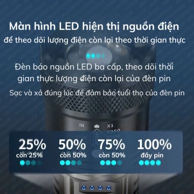 Đèn Pin Nami Cầm Tay Siêu Sáng Chiếu Xa Dung Lượng Lớn Giá Ưu Đãi 79.000 VND 8