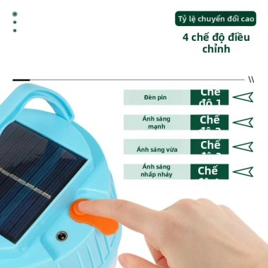 Đèn Pin Năng Lượng Mặt Trời FANPU Y10.081 - Tiết Kiệm Điện, Đèn Khẩn Cấp, Sạc Type‑C, Dùng Cho Cắm Trại, Giá 88.900₫