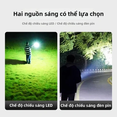 Đèn Pin Năng Lượng Mặt Trời FANPU Y10.081 - Tiết Kiệm Điện, Đèn Khẩn Cấp, Sạc Type‑C, Dùng Cho Cắm Trại, Giá 88.900₫