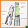 Đèn Pin Sạc Đa Năng 520A Zoom Gần Xa, Đế Nam Châm, 8 Chế Độ Sáng, Kháng Nước – Giá 93.000₫ 2