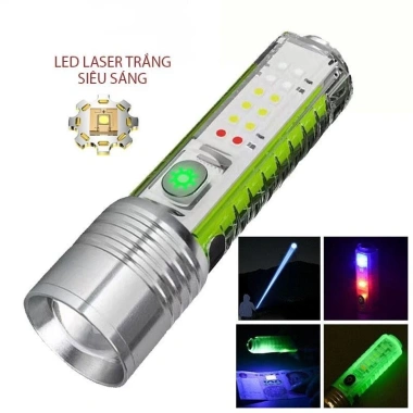 Đèn Pin Sạc Đa Năng 520A Zoom Gần Xa, Đế Nam Châm, 8 Chế Độ Sáng, Kháng Nước – Giá 93.000₫ 3 Đèn Pin Sạc Đa Năng 520A Zoom Gần Xa, Đế Nam Châm, 8 Chế Độ Sáng, Kháng Nước – Giá 93.000₫ 3