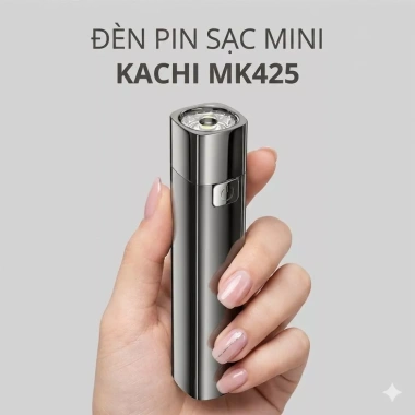 Đèn Pin Sạc Đa Năng Kachi MK425 - Ánh Sáng Siêu Mạnh, Pin Lâu, Giá Ưu Đãi 119k
