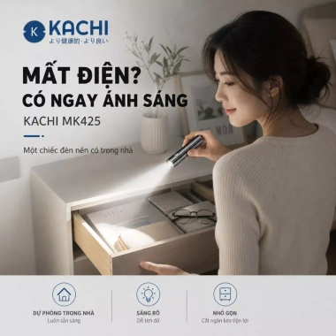 Đèn Pin Sạc Đa Năng Kachi MK425 - Ánh Sáng Siêu Mạnh, Pin Lâu, Giá Ưu Đãi 119k 5