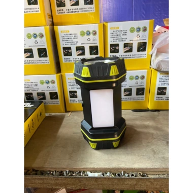 Đèn Pin Sạc Siêu Sáng HC-262 LED 8 Chế Độ, Tích Hợp Sạc Điện Thoại, Thích Hợp Cắm Trại Dã Ngoại - Giá 270k
